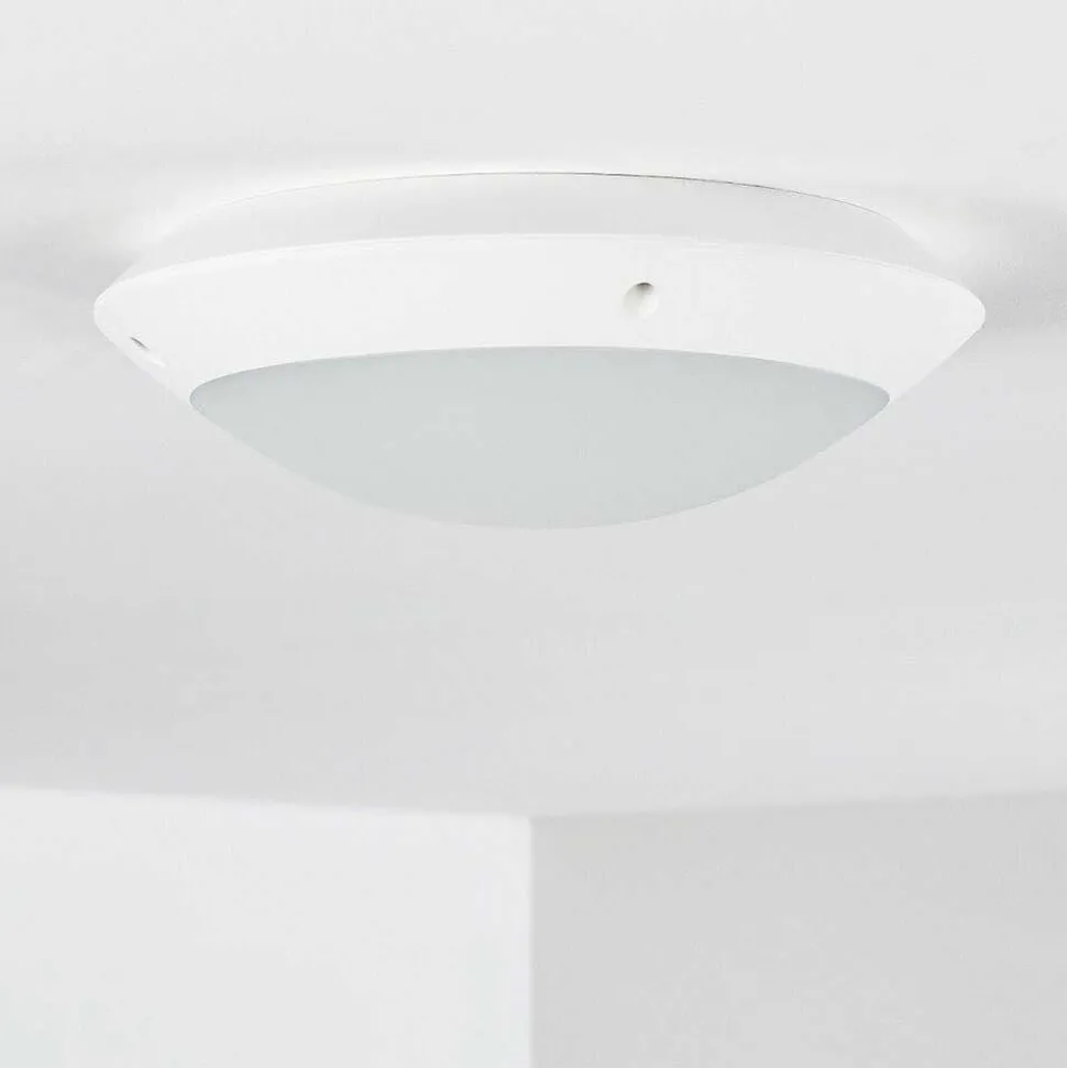 Plafonnier Exterieur Grafton Blanc, 1 Lumiere