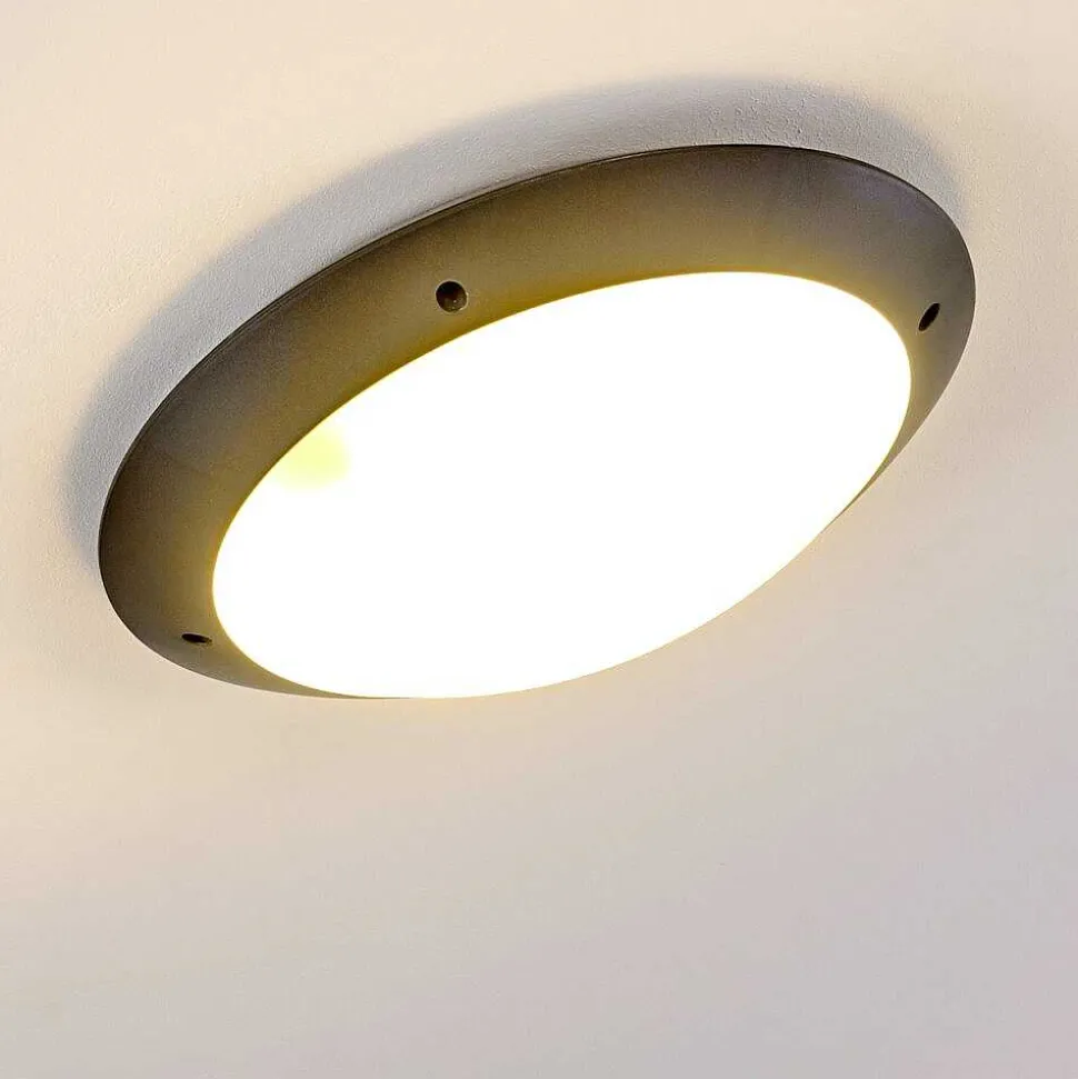 Plafonnier Exterieur Grafton Anthracite, 2 Lumieres