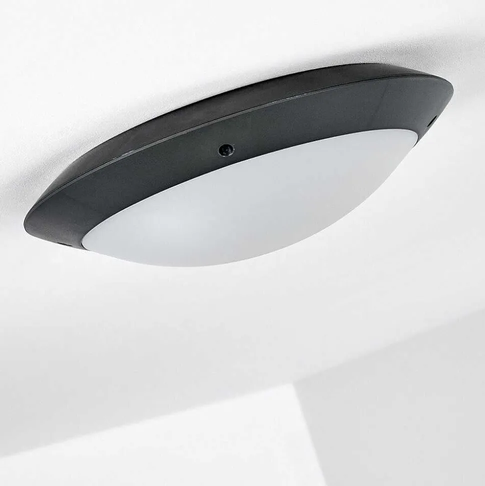 Plafonnier Exterieur Grafton Anthracite, 2 Lumieres