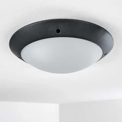 Plafonnier Exterieur Grafton Anthracite, 2 Lumieres