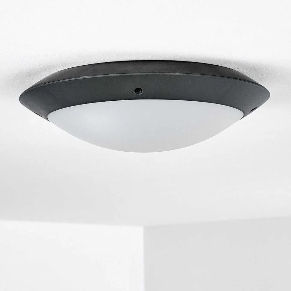 Plafonnier Exterieur Grafton Anthracite, 2 Lumieres