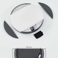 Plafonnier Exterieur Joserand Led Anthracite, 1 Lumiere