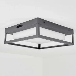 Plafonnier Exterieur Nonza Led Anthracite, 1 Lumiere
