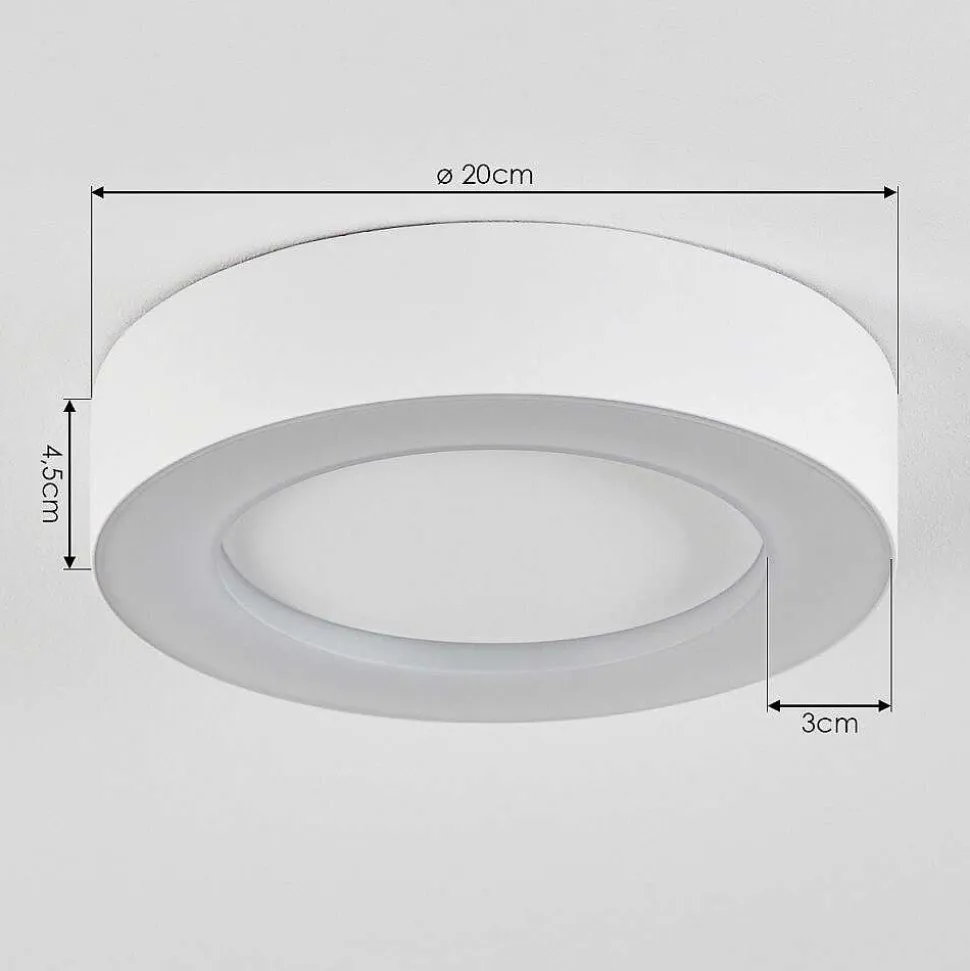 Plafonnier Exterieur Paleroo Led Blanc, 1 Lumiere