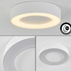 Plafonnier Exterieur Paleroo Led Blanc, 1 Lumiere