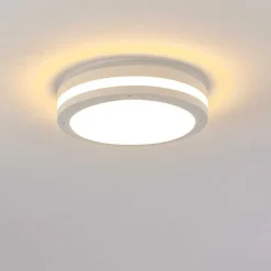 Plafonnier Exterieur Wollongong Led Blanc, 1 Lumiere