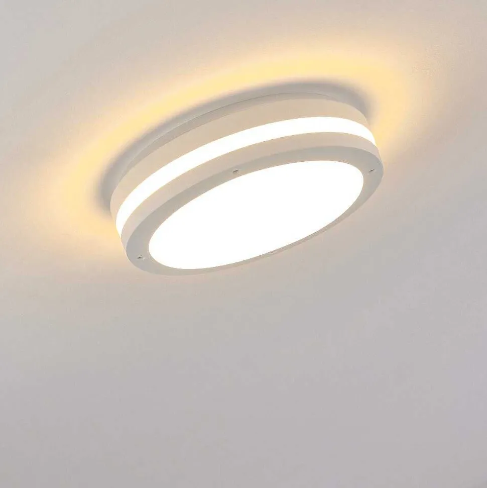 Plafonnier Exterieur Wollongong Led Blanc, 1 Lumiere