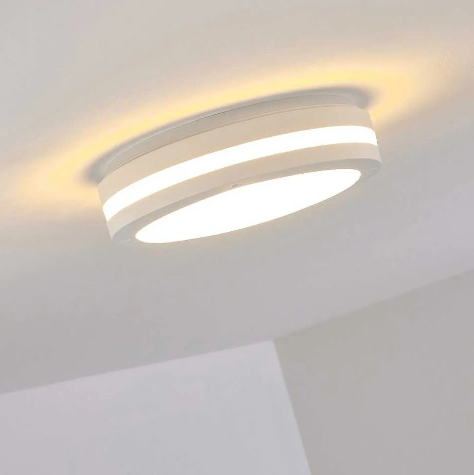 Plafonnier Exterieur Wollongong Led Blanc, 1 Lumiere