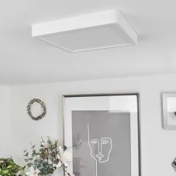 Plafonnier Finsrud Led Blanc, 1 Lumiere