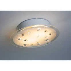 Plafonnier 2Flg. Blanc, 2 Lumieres