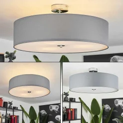 Plafonnier Foggia Chrome, 3 Lumieres