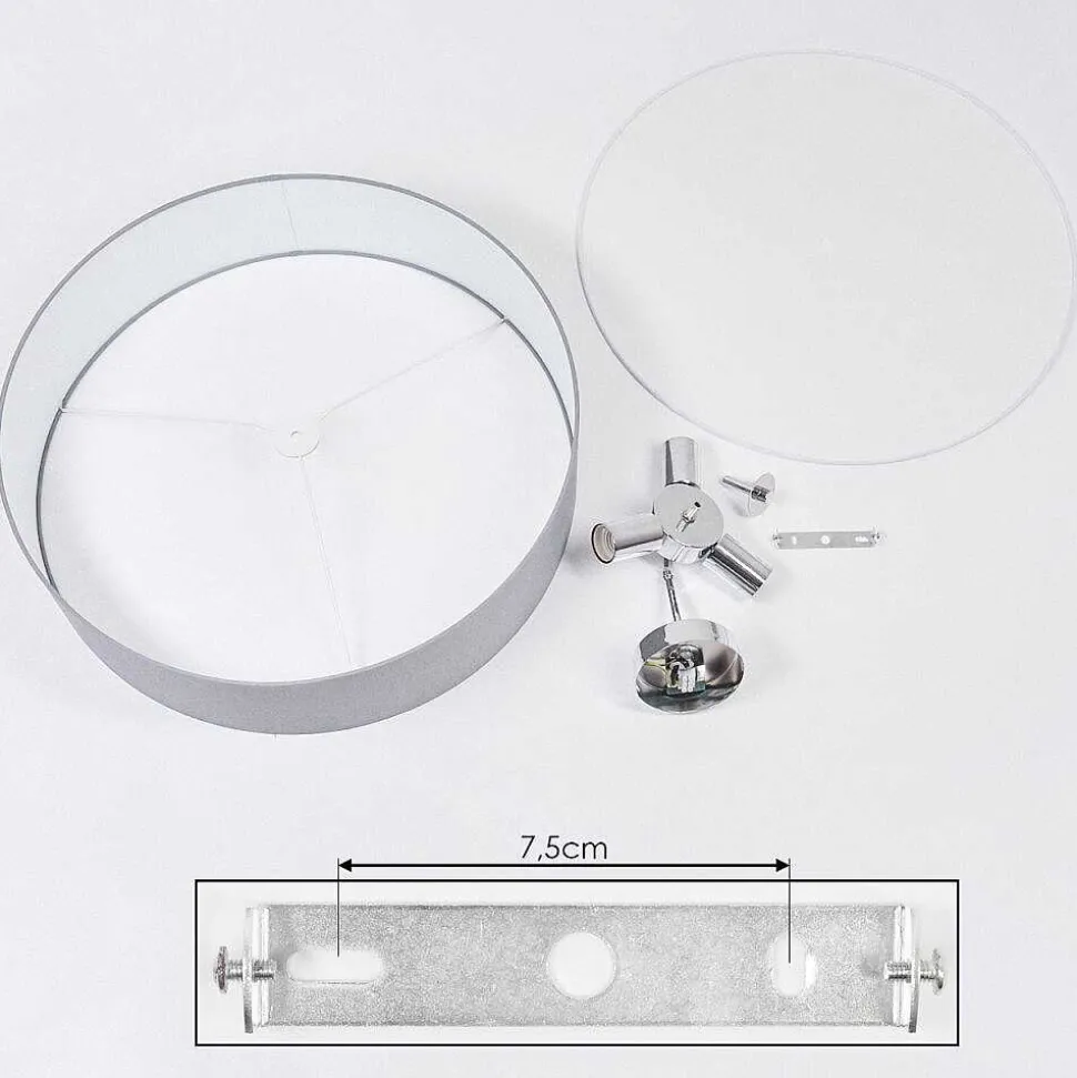 Plafonnier Foggia Chrome, 3 Lumieres