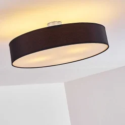 Plafonnier Foggia Nickel Mat, 3 Lumieres