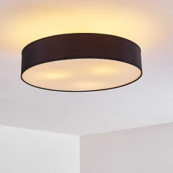 Plafonnier Foggia Nickel Mat, 3 Lumieres