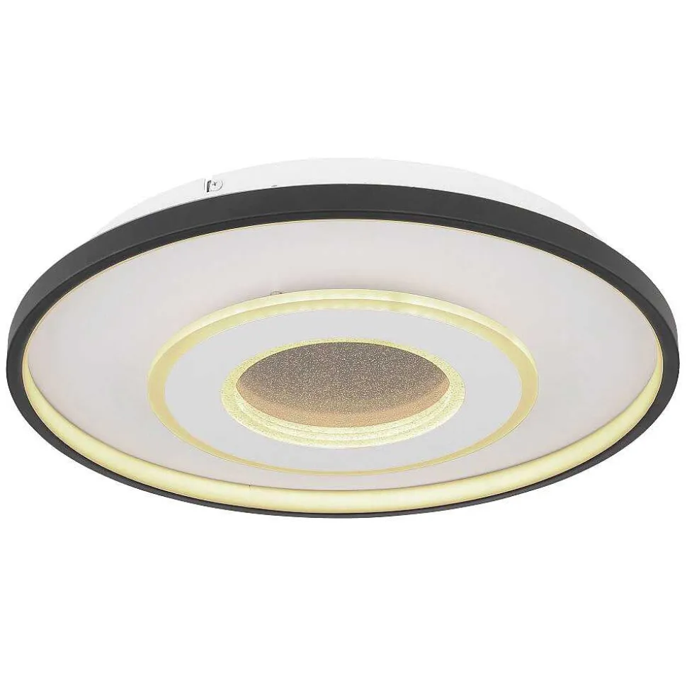 Plafonnier Globo Brienna Led Blanc, 1 Lumiere, Telecommandes