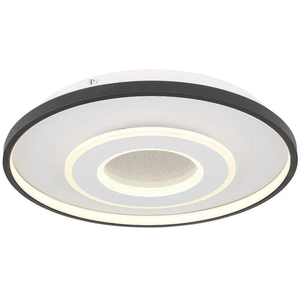 Plafonnier Globo Brienna Led Blanc, 1 Lumiere, Telecommandes