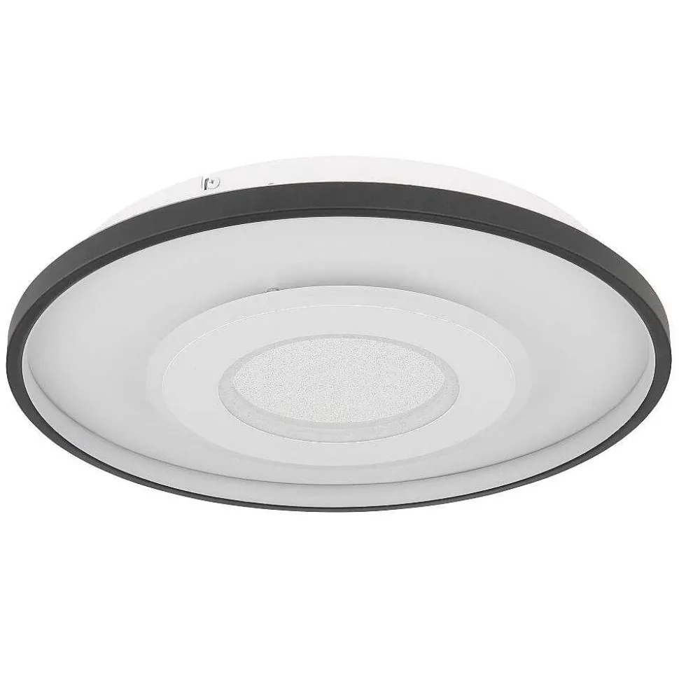 Plafonnier Globo Brienna Led Blanc, 1 Lumiere, Telecommandes