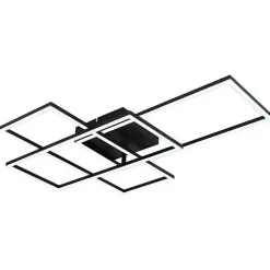 Plafonnier Globo Gabriel Led Noir, 1 Lumiere