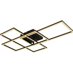 Plafonnier Globo Gabriel Led Noir, 1 Lumiere