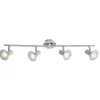 Plafonnier Globo Gem Led Blanc, 4 Lumieres