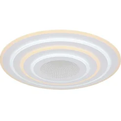 Plafonnier Globo Jocelyn Led Blanc, 1 Lumiere, Telecommandes