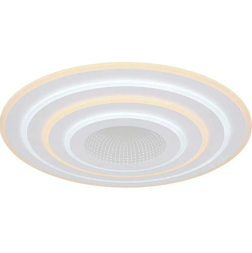 Plafonnier Globo Jocelyn Led Blanc, 1 Lumiere, Telecommandes