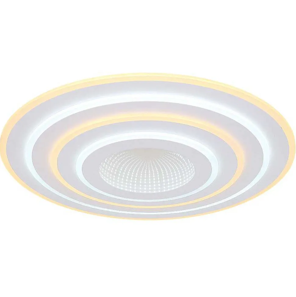 Plafonnier Globo Jocelyn Led Blanc, 1 Lumiere, Telecommandes