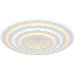 Plafonnier Globo Jocelyn Led Blanc, 1 Lumiere, Telecommandes