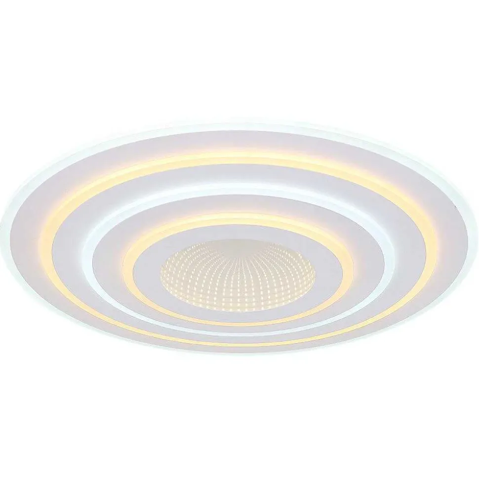 Plafonnier Globo Jocelyn Led Blanc, 1 Lumiere, Telecommandes