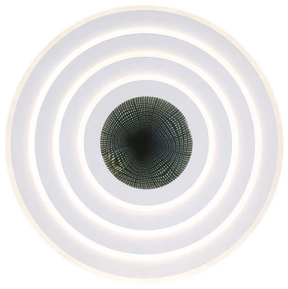 Plafonnier Globo Jocelyn Led Blanc, 1 Lumiere, Telecommandes