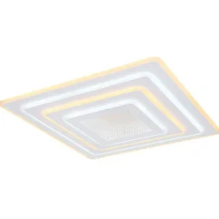 Plafonnier Globo Jocelyn Led Blanc, 1 Lumiere, Telecommandes