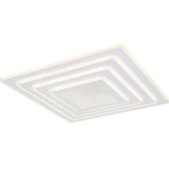 Plafonnier Globo Jocelyn Led Blanc, 1 Lumiere, Telecommandes