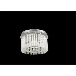 Plafonnier Globo Joyce Led Chrome, 1 Lumiere