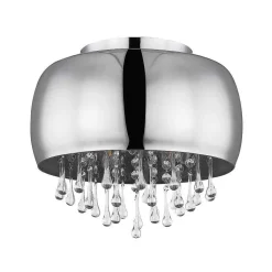 Plafonnier Globo Kalla Chrome, 5 Lumieres