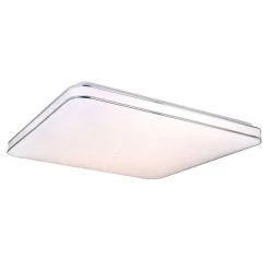 Plafonnier Globo Lassy Led Blanc, 1 Lumiere, Telecommandes