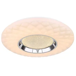 Plafonnier Globo Rita Led Blanc, 1 Lumiere, Telecommandes