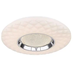 Plafonnier Globo Rita Led Blanc, 1 Lumiere, Telecommandes