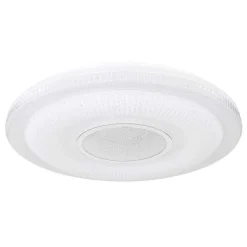 Plafonnier Globo Rita Led Blanc, 1 Lumiere, Telecommandes