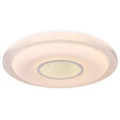 Plafonnier Globo Rita Led Blanc, 1 Lumiere, Telecommandes