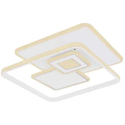 Plafonnier Globo Roderick Led Blanc, 1 Lumiere, Telecommandes