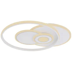 Plafonnier Globo Roderick Led Blanc, 1 Lumiere, Telecommandes