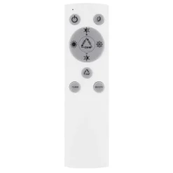 Plafonnier Globo Rosi Led Blanc, 1 Lumiere, Telecommandes, Changeur De Couleurs