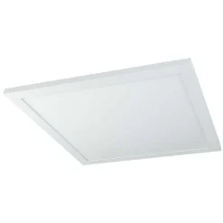 Plafonnier Globo Rosi Led Blanc, 1 Lumiere, Telecommandes, Changeur De Couleurs