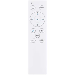 Plafonnier Globo Santina Led Blanc, 1 Lumiere, Telecommandes