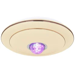 Plafonnier Globo Santina Led Blanc, 1 Lumiere, Telecommandes