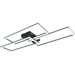 Plafonnier Globo Tiny Led Noir, 1 Lumiere, Telecommandes