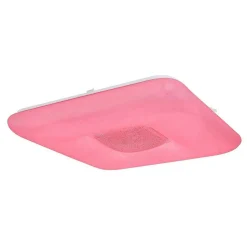 Plafonnier Globo Trystan Led Blanc, 1 Lumiere, Telecommandes, Changeur De Couleurs