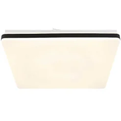 Plafonnier Globo Ully Led Noir, 1 Lumiere, Telecommandes