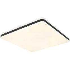 Plafonnier Globo Ully Led Noir, 1 Lumiere, Telecommandes