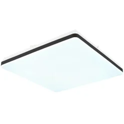 Plafonnier Globo Ully Led Noir, 1 Lumiere, Telecommandes